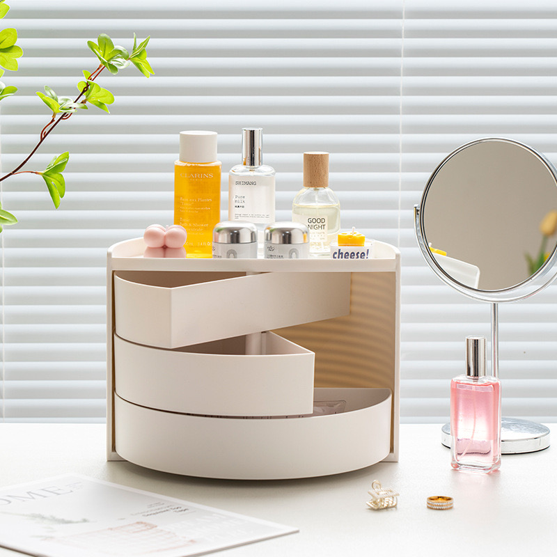ប្រអប់ដាក់​ Accessories មូល​ 3ថ្នាក់​ បង្វិលបាន​ 360ដឺក្រេ