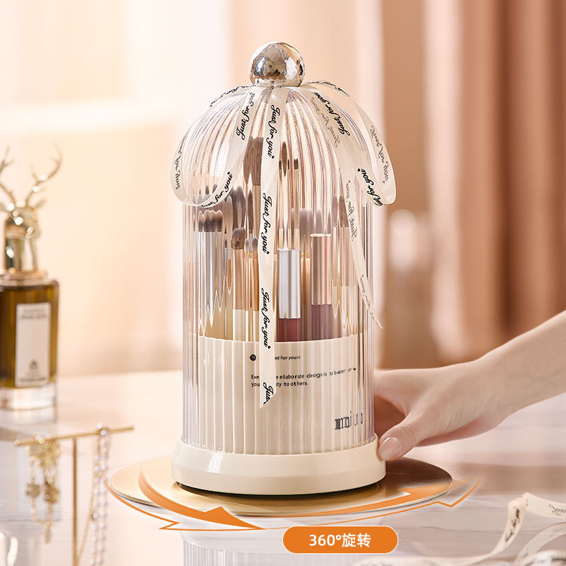 កំប៉ុងដាក់ជក់មានបូ (cream color)