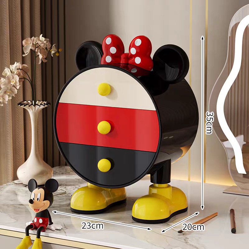 ប្រអប់ដាក់ឥវ៉ាន់ 3 ថ្នាក់ (Mickey mouse black)