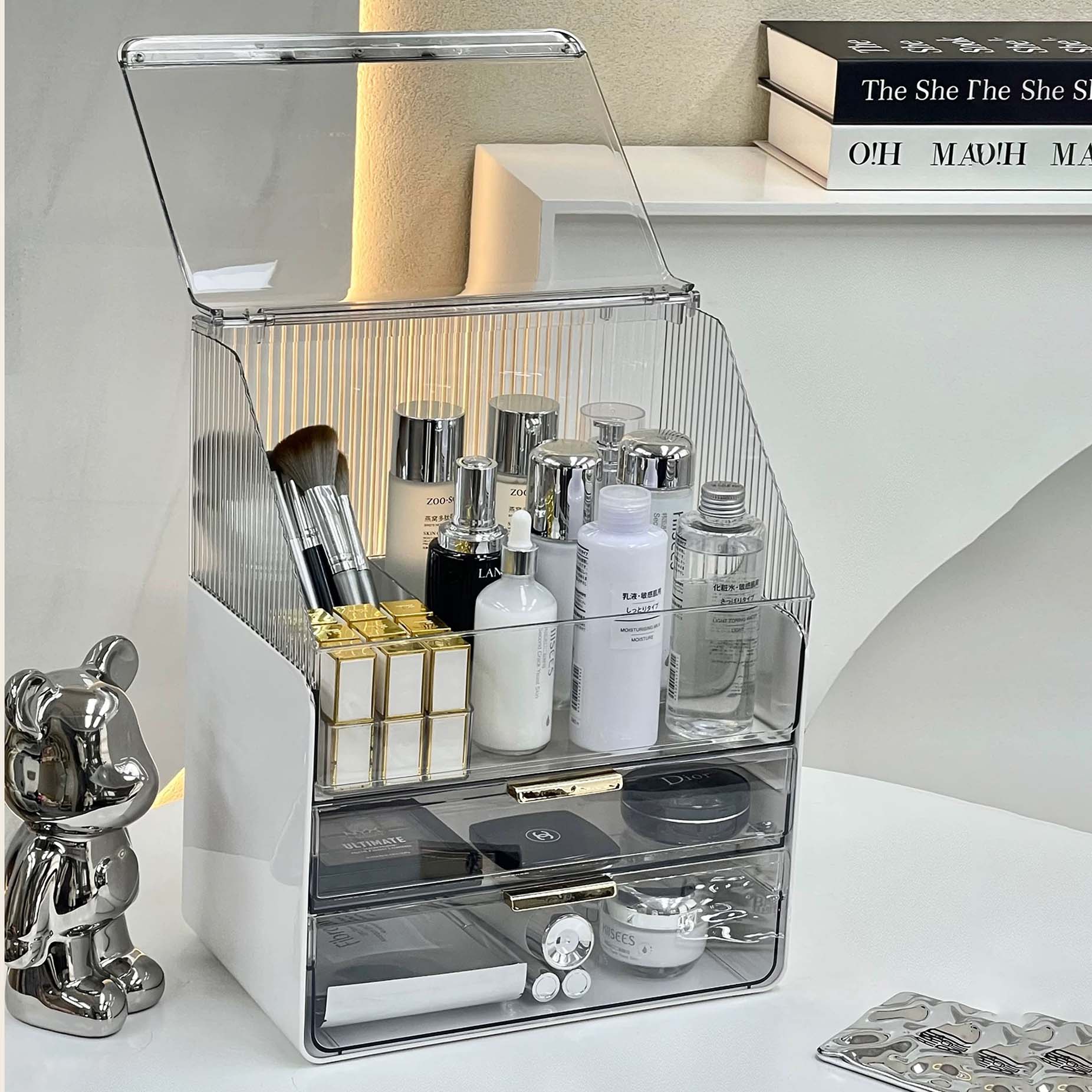 ទូដាក់ Skincare + ប្រអប់ដាក់ក្រេម