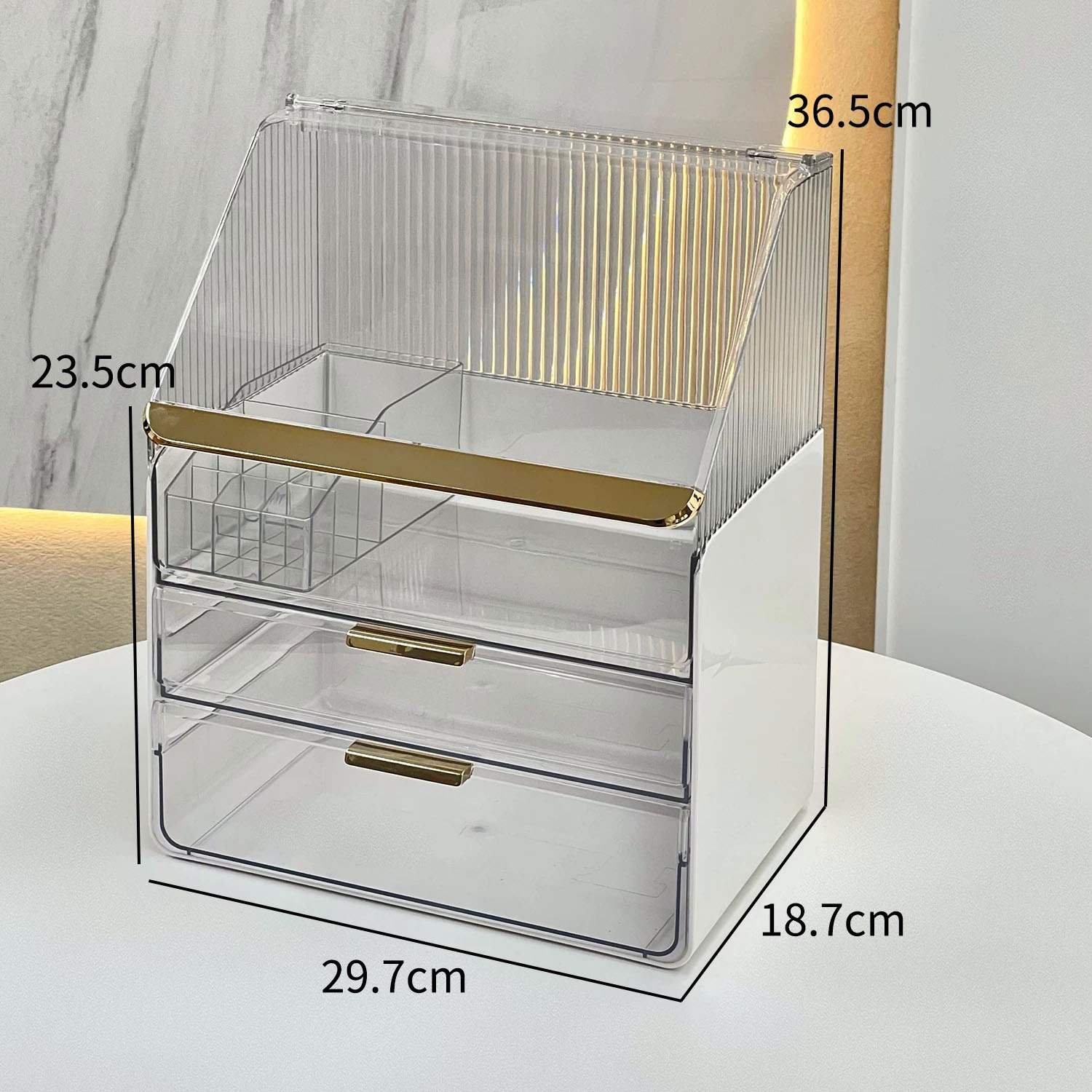 ទូដាក់ Skincare + ប្រអប់ដាក់ក្រេម