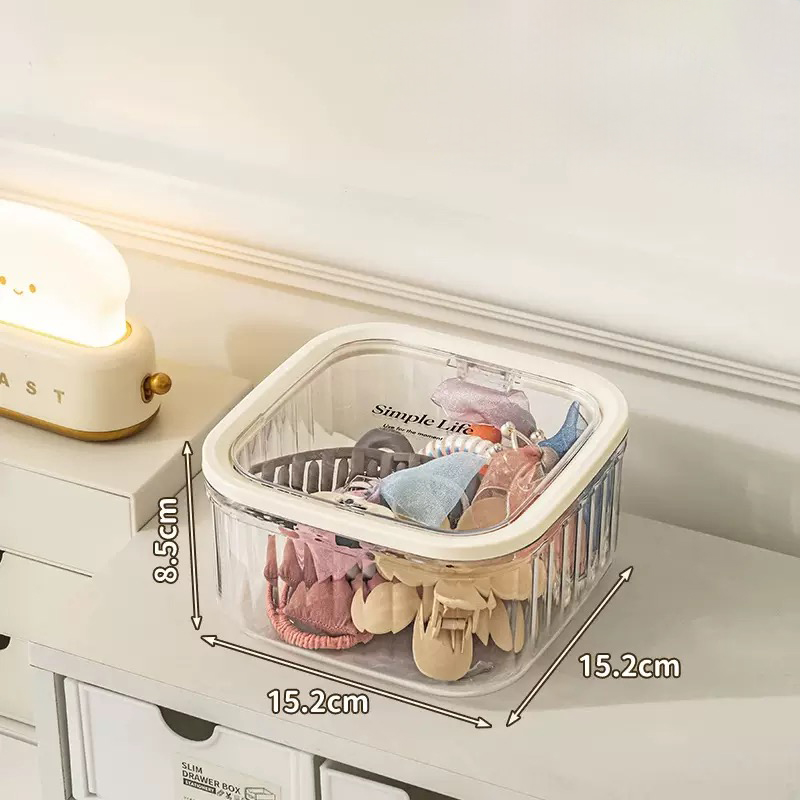 ប្រអប់ថ្លាដាក់បូចង់សក់