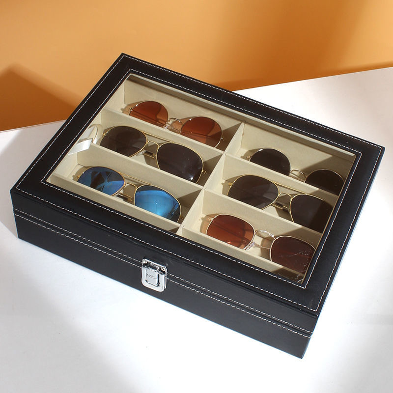 ប្រអប់ដាក់វេនតា ស្បែក PU+Glass