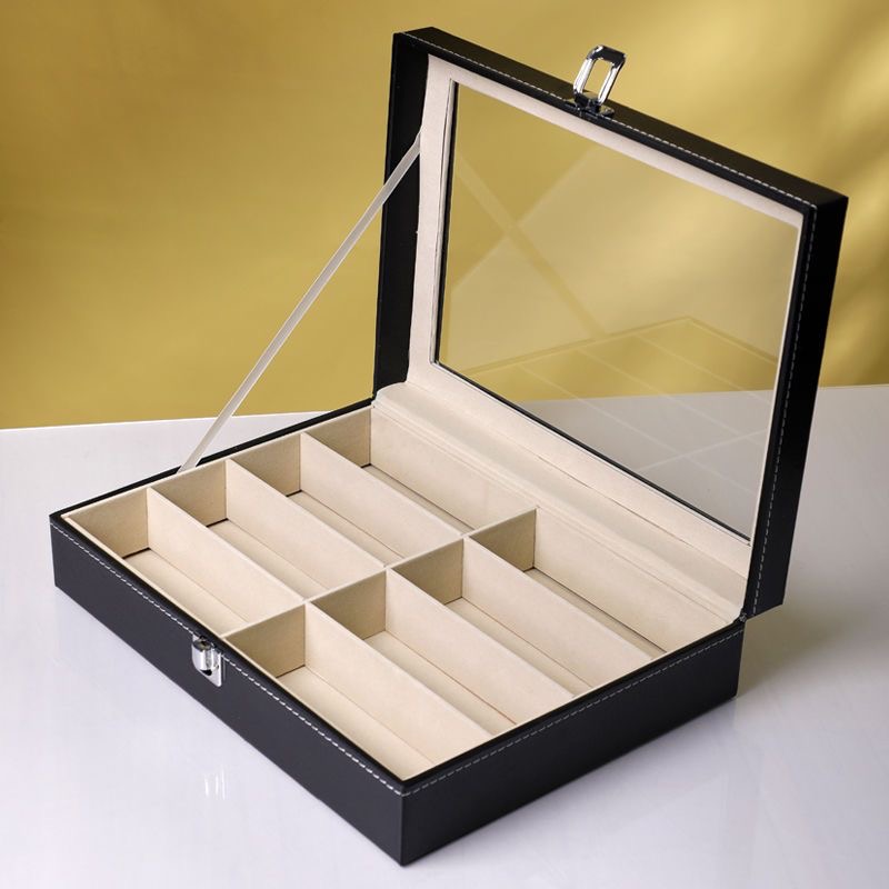 ប្រអប់ដាក់វេនតា ស្បែក PU+Glass