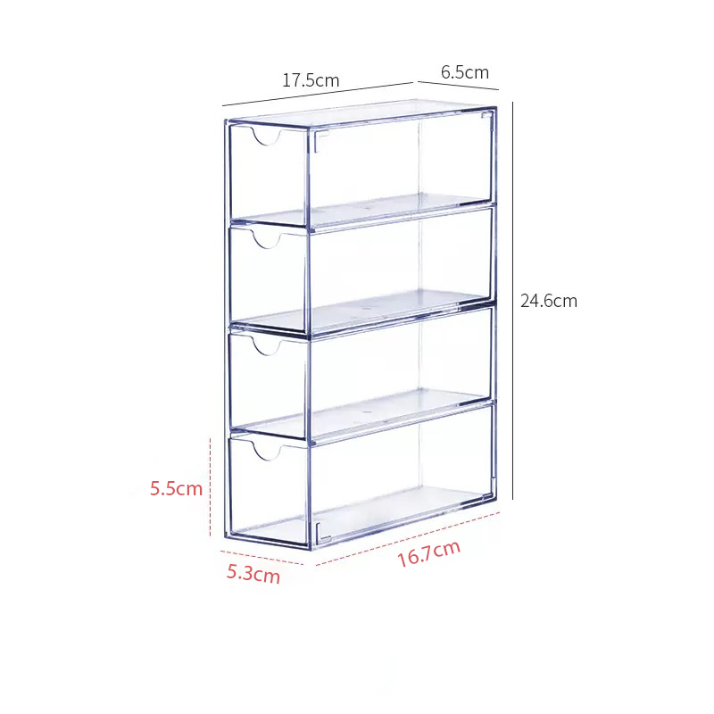 ប្រអប់ថ្លាដាក់វេនតា (4ប្រអប់)