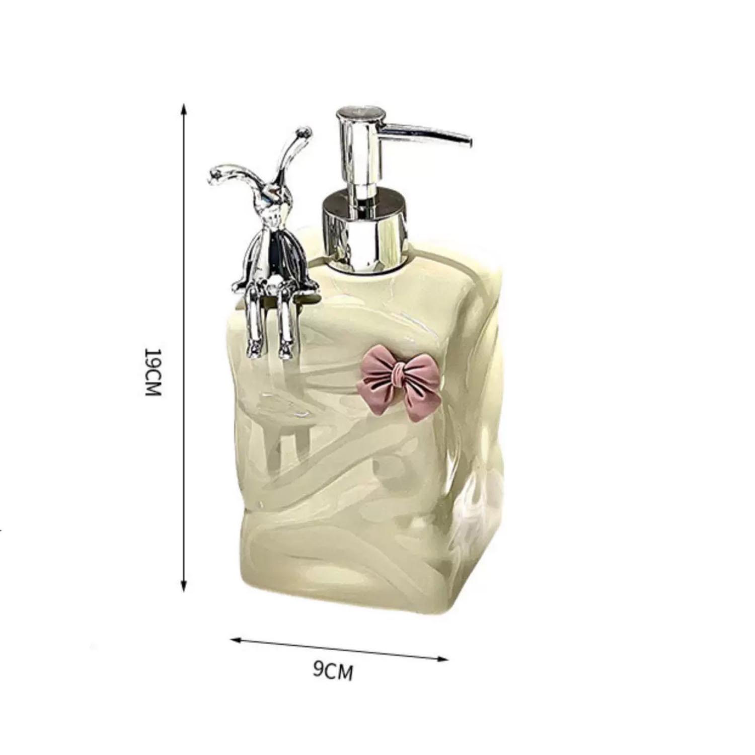 កំប៉ុងដាក់សាប៊ូកក់សក់ សាប៊ូដុះខ្លួន​ ជ្រុង (ថ្មសេរ៉ាមិច) ៦០០មល