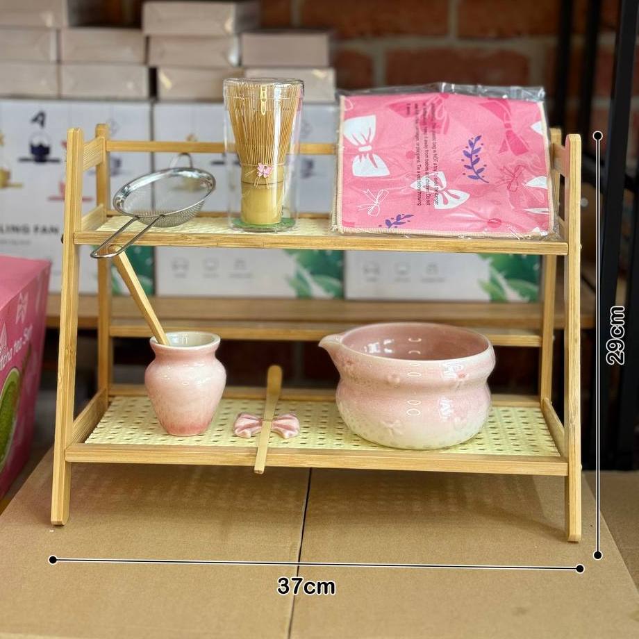 ធ្នើឈើសម្រាប់ដាក់ Sanwich Matcha (37cm)