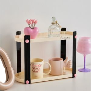 ធ្នើរដាក់គ្រឿង Make Up mrdeco (2 layers)