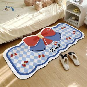 កម្រាលក្រាលក្នុងបន្ទប់គេង​ Blue bow + luck