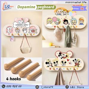 Dopamine pegboard + 4 hooks