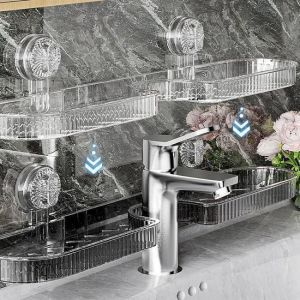 ធ្នើជ័រថ្លា សម្រាប់ដាក់ដបសាប៊ូ​ ហ្វូមលាងមុខ