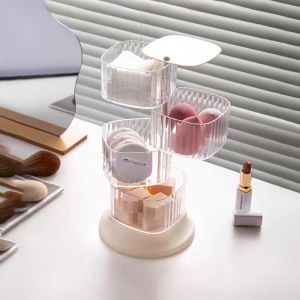 កំប៉ុងដាក់ម្សៅផាត់មុខជ្រុង 4ថ្នាក់ + Sticker