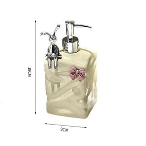 កំប៉ុងដាក់សាប៊ូកក់សក់ សាប៊ូដុះខ្លួន​ ជ្រុង (ថ្មសេរ៉ាមិច) ៦០០មល