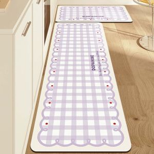 ឈុតកម្រាល​ ក្នុងបន្ទប់ផ្ទះបាយ​ ក្រឡា អក្សរ Dopaming