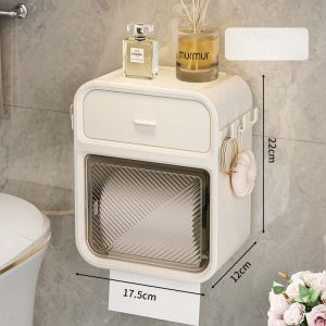 ប្រអប់ដាក់ក្រដាសក្នុងបន្ទប់ទឹក មានទំពក់