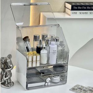 ទូដាក់ Skincare + ប្រអប់ដាក់ក្រេម