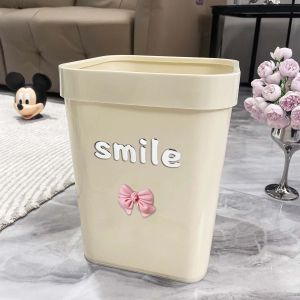 Trash can 13L Smile+Bow tie
