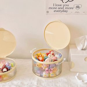 ប្រអប់ដាក់បូចង់សក់ មានផ្កា និង បូប្រាក់