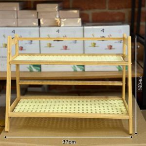 ធ្នើឈើសម្រាប់ដាក់ Sanwich Matcha (37cm)