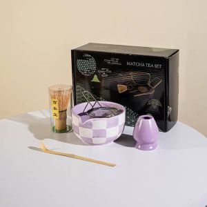 ឈុតម៉ាចឆា (Matcha set) Sq plaid