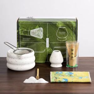 ឈុតម៉ាចឆា (Matcha set) SQ sand point white