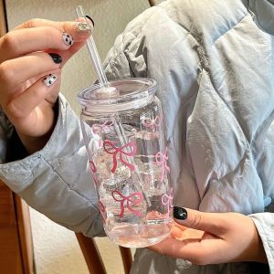 Bow tie Coke Mug, large capacity juice &amp; coffee 500ml