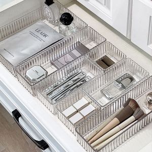 Acrylic transparent divider storage box