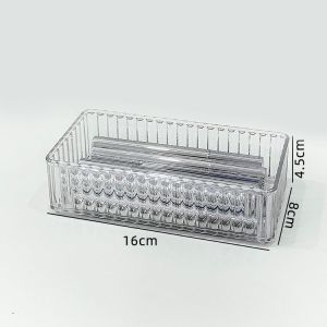 Acrylic transparent divider storage box