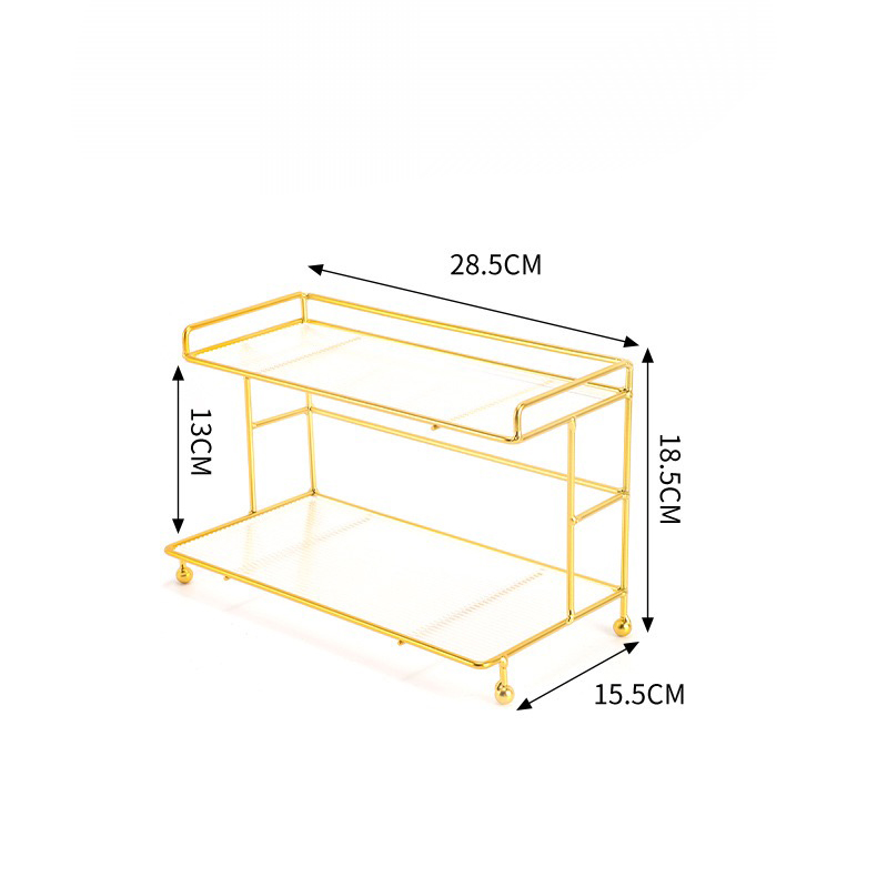 Gold square edge